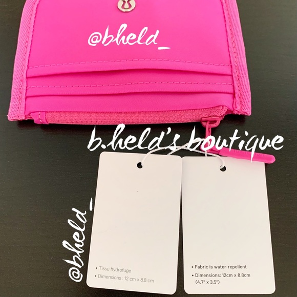 lululemon True Identity Card Case Wallet in Sonic Pink OS Brand New NWT - Picture 5 of 10